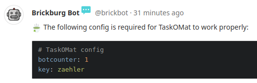 TaskOMat Config